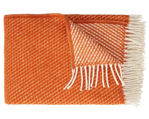 Plaid Velvet oranje