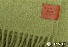 Plaid Earth green tea label