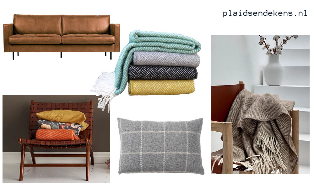 Moodboard Leren Bank